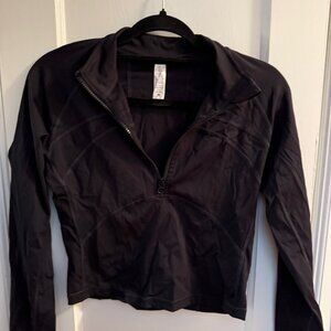 Black performance jacket zip M